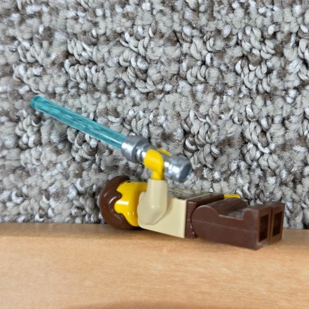 Lego Star Wars Minifigure Obi-Wan Kenobi 7203 sw0069‎ Padawan Braid